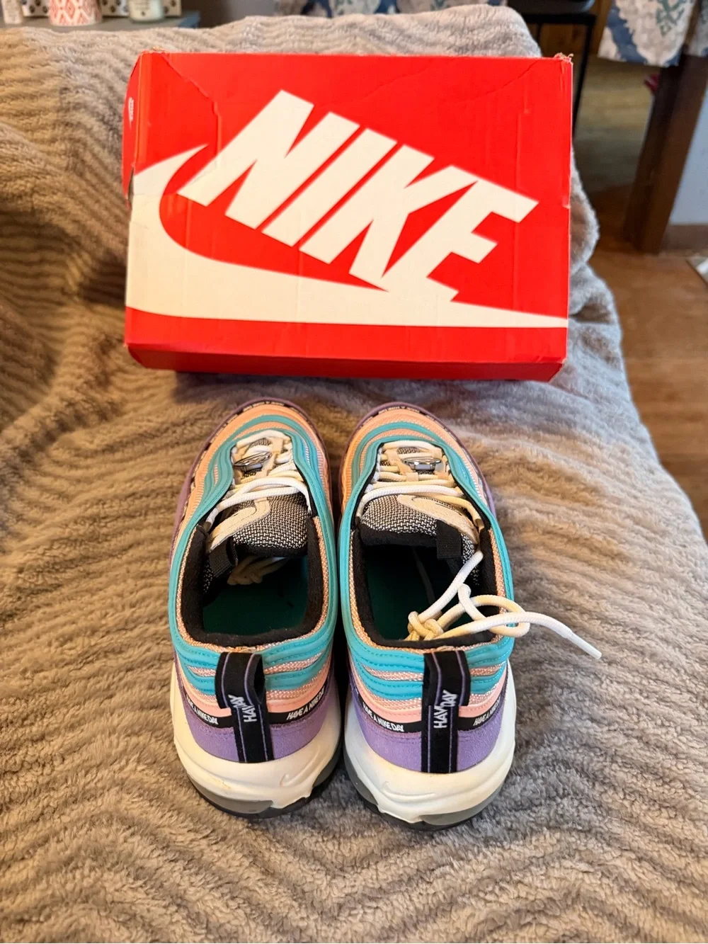 NWOT - Nike Multi-Color Air Max 97 Pastel Layered Sneakers